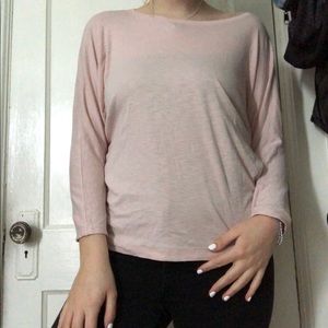 Light pink long sleeved shirt